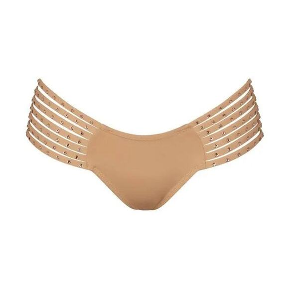SKIMS Rhinestone Strappy Bikini Bottom - L - Picture 1 of 5